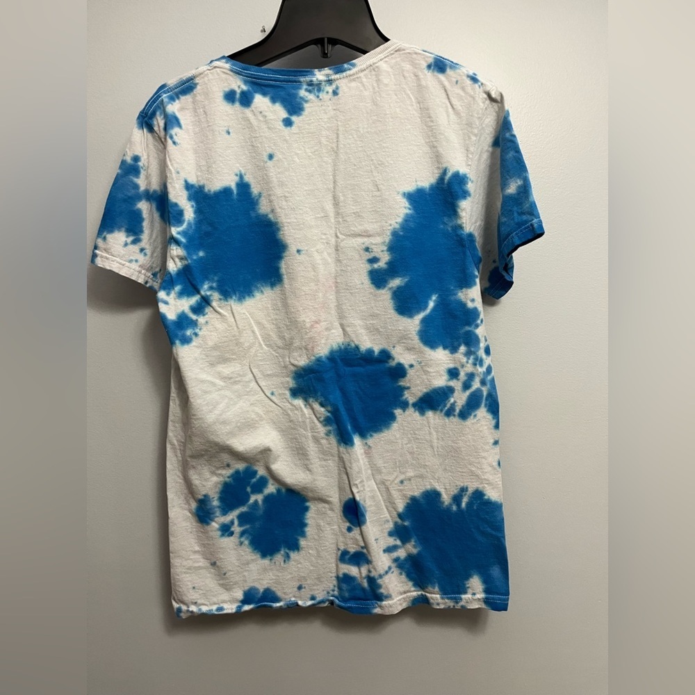 Nickelodeon Tiedye blue/white graphic tshirt Sz small Hey Arnold Ren Ah Monsters - Picture 2 of 4